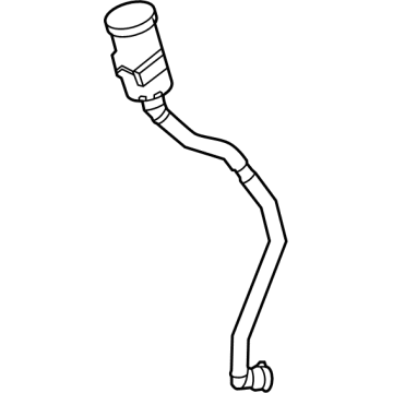 BMW 16-13-7-466-189 VENT PIPE WITH DUST FILTER