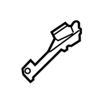 Lexus 66415-76010 SPACER, Side Rail, Rear