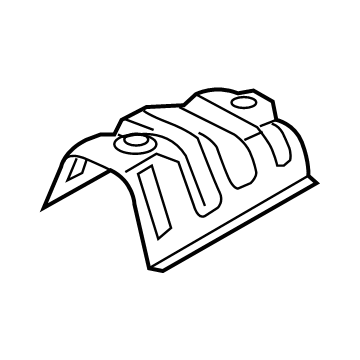 Hyundai 28793-AA000 Panel-Heat Protector, Ctr