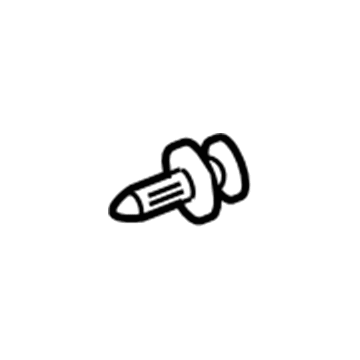 Acura 91560-S04-003 Clip, Side Garnish (Natural)