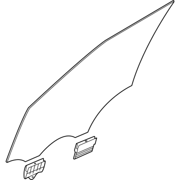 Kia 82410R0020 Glass Assembly-Front Doo