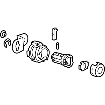 GM 19120480 Lock Cylinder