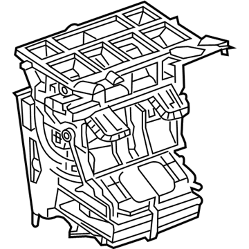 GM 84567437 AC & Heater Case