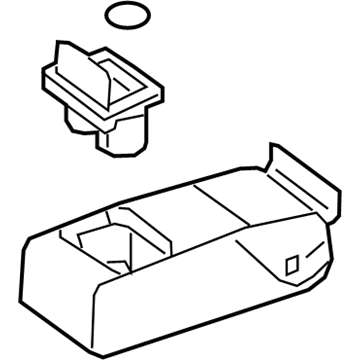 Lexus 72830-06G10-A1 ARMREST ASSY, RR SEA