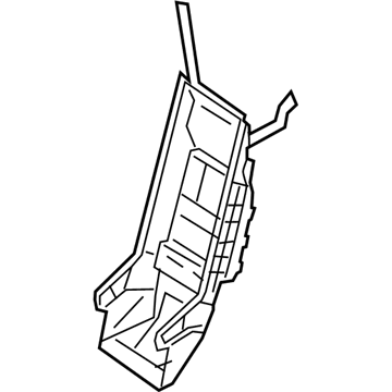 Lexus 72860-06280 Box Assembly, RR Seat Ct