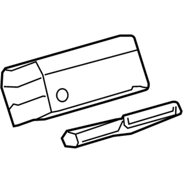 Lexus 86804-75010 Cover Sub-Assembly, Navigation