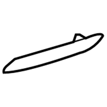 BMW 63-14-7-179-991 Side Marker Reflector Left