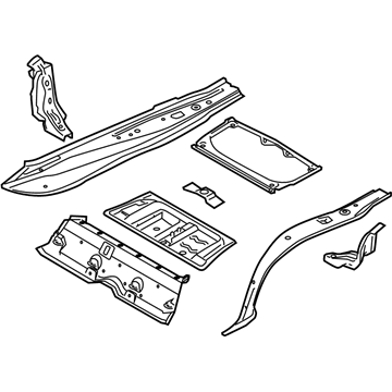 BMW 41-00-2-996-910 Trunk Floor, Upper Part