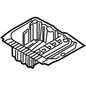 BMW 51-71-7-166-854 Multifunctional Pan, Trunk Floor