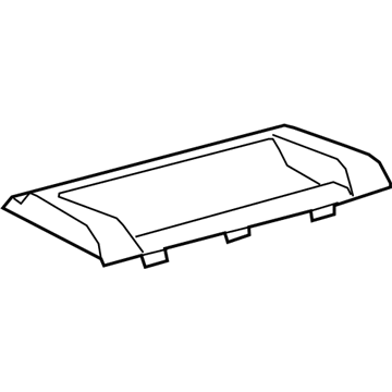 Lexus 55513-33040 Plate, Glove COMPART