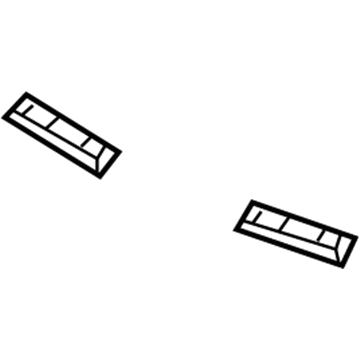 Acura 74829-SJA-A00 Stopper, Trunk Lid (Lower)