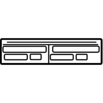 Lexus 88723-24040 Label, Cooler Service Caution