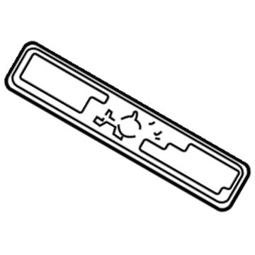 Lexus 11297-50010 Label, Engine Service Information, NO.2