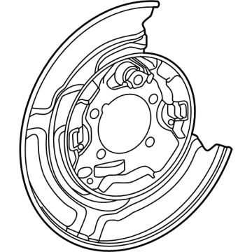 Toyota 46503-52080 PLATE SUB-ASSY, PARK