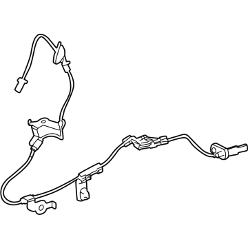 Toyota 89545-52080 SENSOR, SPEED, RR RH