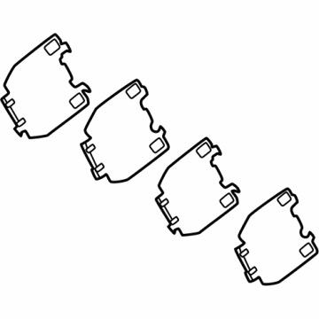 Toyota 04946-52120 SHIM KIT, ANTI SQUEA