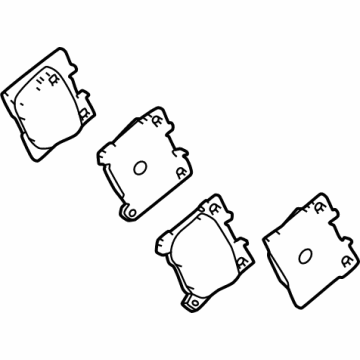 Toyota 04466-52200 PAD KIT, DISC BRAKE