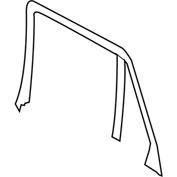 BMW 51-42-7-292-515 Cover, Window Frame, Door Rear Left