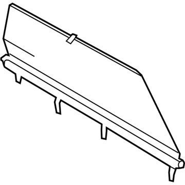 BMW 51-35-7-373-633 Roller Sun Screen, Left