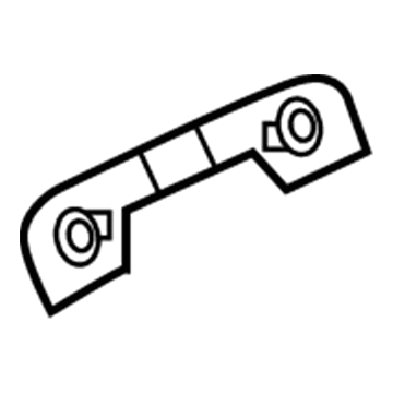 Nissan 73980-3NA0A Bracket-Headlining