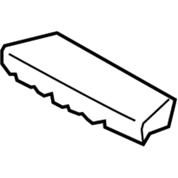 BMW 52-10-7-354-596 Foam Part, Thigh Support