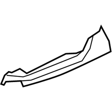 BMW 52-10-7-318-987 Finisher, Upper Rail, Exterior, Left