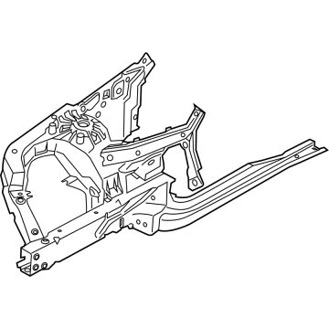 BMW 41-00-2-456-024 WHEELHOUSING WITH VIN, FRONT:411060