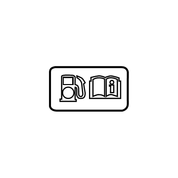 GM 84089676 Fuel Label