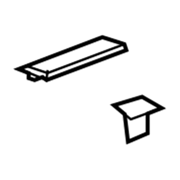 GM 25844290 Rear Sill Plate