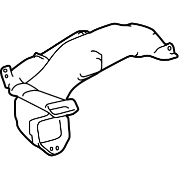 Lexus 55084-76011 Duct Sub-Assembly, Heater
