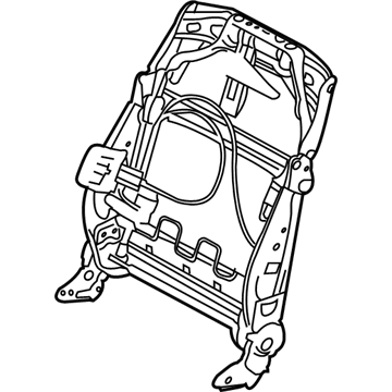 BMW 52-10-7-251-482 Backrest Frame, Comfort Seat