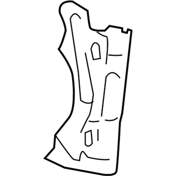 Honda 66511-SDA-A00ZZ Gusset, R. RR. Bulkhead