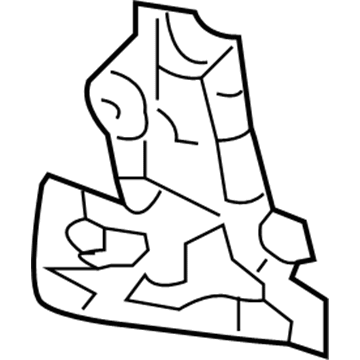 Honda 66117-SDA-A00ZZ Stiffener, R. RR. Combination