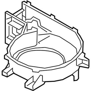Kia 97112H9000 Case-Blower, Lower