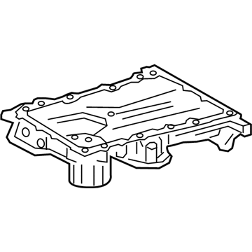 Lexus 12111-0P070 Pan, Oil, NO.1