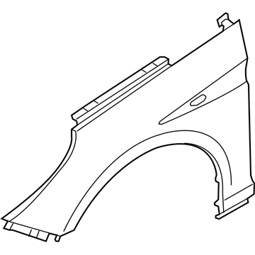 Hyundai 66311-E6000 Panel-Fender, LH