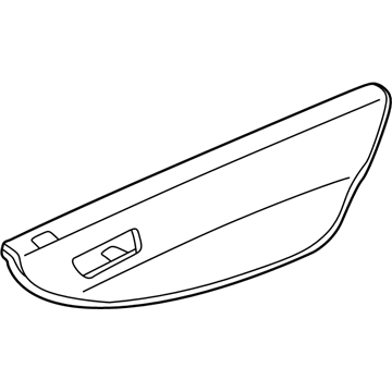 Honda 83734-S87-A11ZA Pad Assy., R. RR. Door Center *B95L* (LEA) (LAPIS)