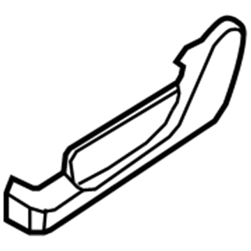 Nissan 87455-JA03A Cover-Reclining Device, LH Outer