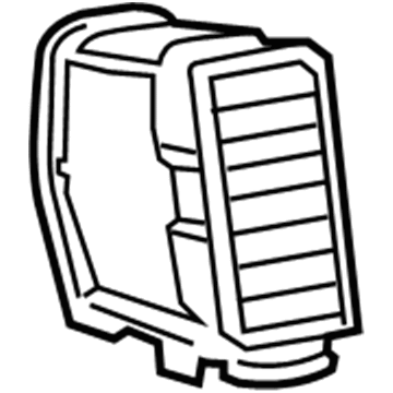 Nissan 68750-1PA0A VENTILATOR Assembly-Side, Asst