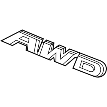 Honda 75719-T90-A01 EMBLEM SET, RR