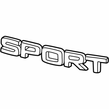 Honda 75752-T90-A01 EMBLEM SET, RR