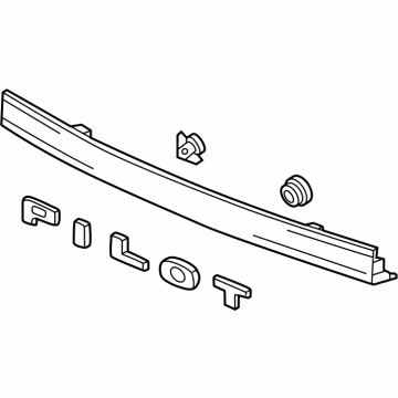 Honda 74890-T90-A01 GARNISH, RR- LICENSE