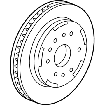 GM 13539733 ROTOR-RR BRK (CTD)