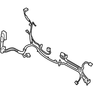 BMW 61-12-9-323-452 Door Cable Harness, Driver'S Side
