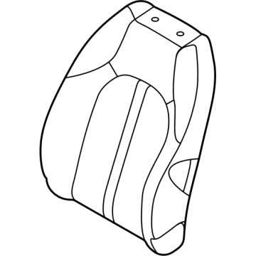 Hyundai 88351-L1100 Pad Assembly-Front Seat Back, LH