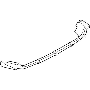 BMW 51-12-7-062-601 Support Rear Bumper Trim, Primed
