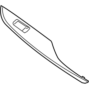 BMW 51-41-7-291-392 Trim, Door, Aluminium, Fine-Finish, Right