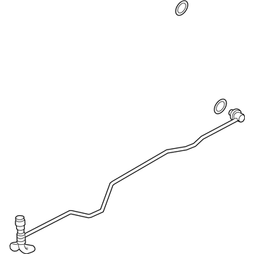 BMW 17-22-4-595-283 Transmission Oil Cooler Line, Return
