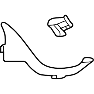Infiniti 80948-5DA0A Finisher-Front Door Armrest, RH