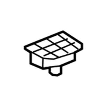 Acura 84614-SZN-A01ZA Hook, Tie Dwn (Premium Black)